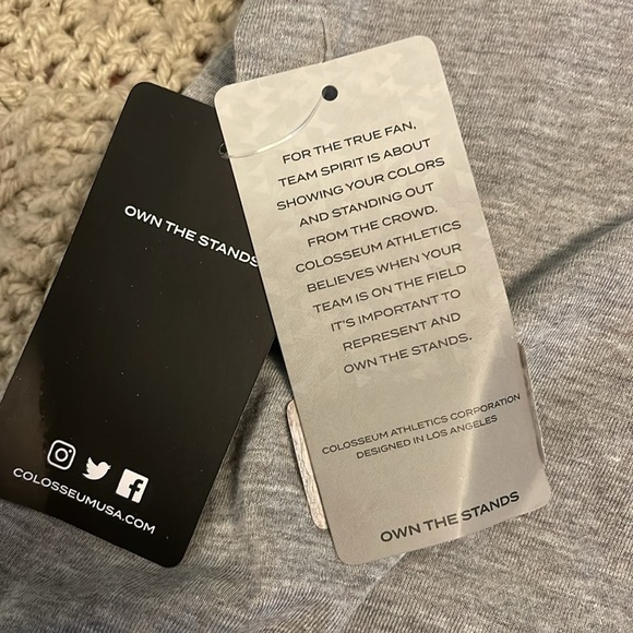 COLOSSEUM Ladies SS , THE CITY LOUISVILLE‎ CARDINALS with LOGO TEE SZ LARGE GRAY - Picture 11 of 12